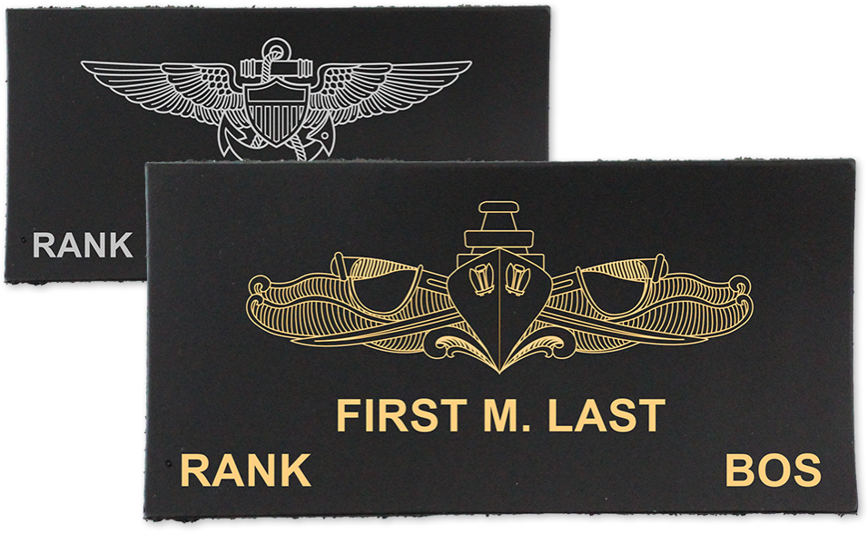 Leather Name Tag Builder Navy Flight Suit Name Tags USAMM