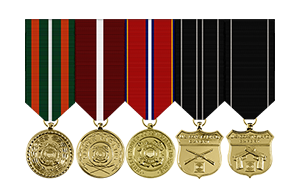 Mini Anodized Medal Rack