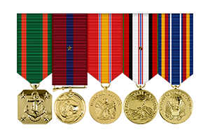 Mini Anodized Medal Rack